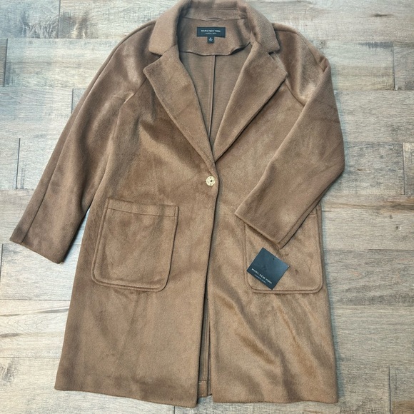 Marc New York Tan Trench Coat - Picture 1 of 7